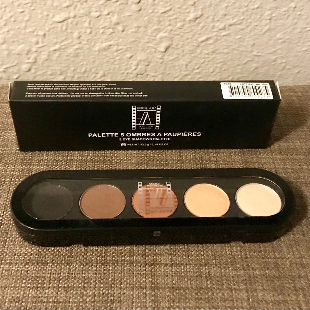 Makeup Atelier Eyeshadow Palette, Natural Brown